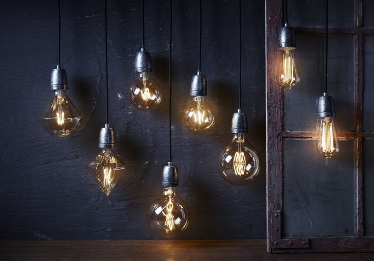 Nielsen Light P7 porselensfatning, E27, galvanisert