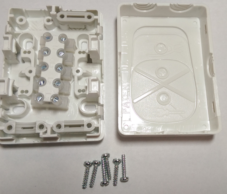 JA-US 90-02 Mini samledåse, 66x39 mm, hvid