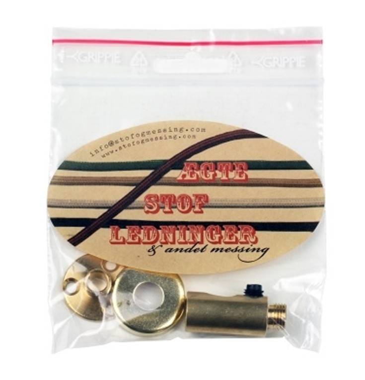 Retro vegglampe, messing