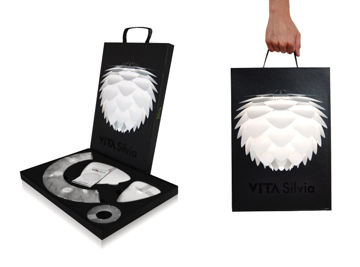 Umage Silvia lampeskærm, hvid, Ø32 cm