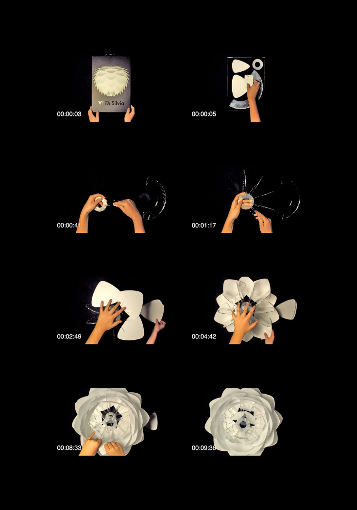 Umage Silvia lampeskjerm, stål, Ø45 cm