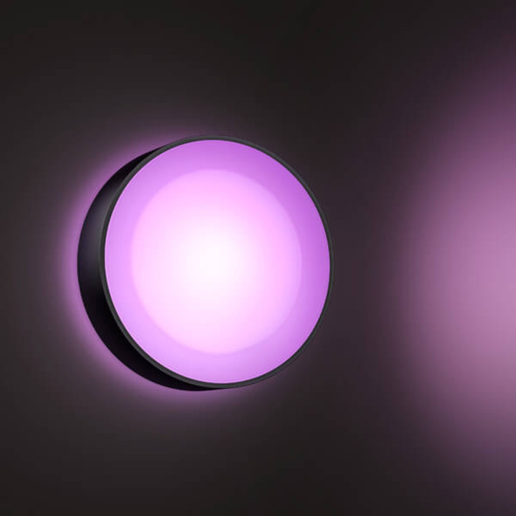 Philips Hue Daylo vägglampa utomhus, svart