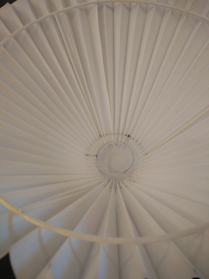 Plisseskærm væg/pendel, H18 cm