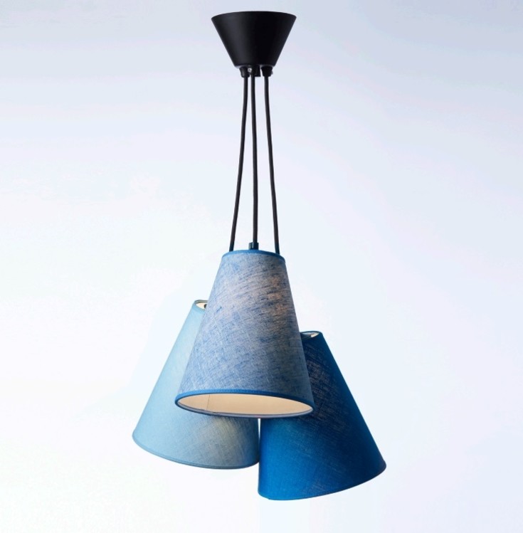 Nielsen Light baldakin, 3 udgange, sort