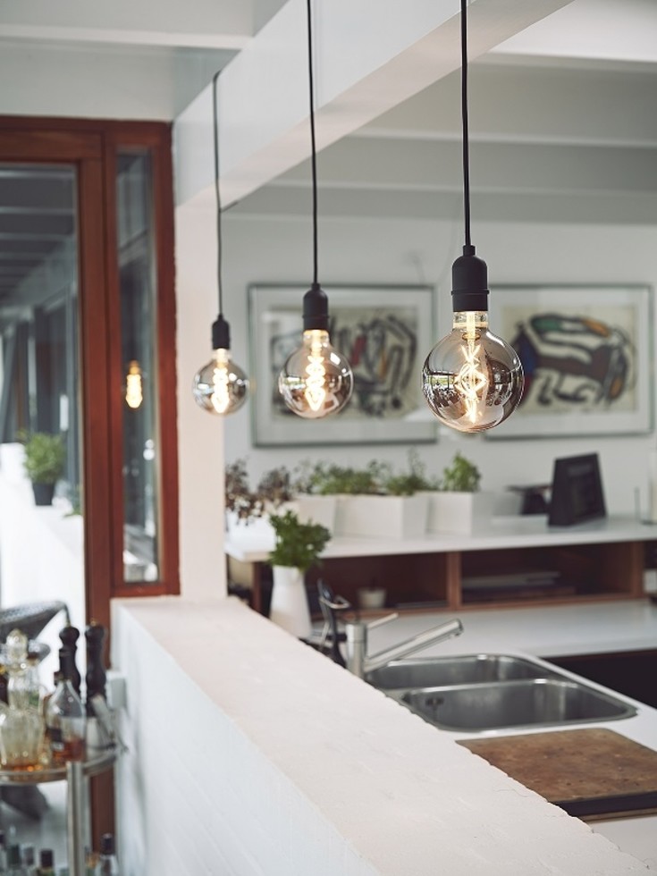 Nielsen P3 pendelupphängning, 2,5 meter, matt svart