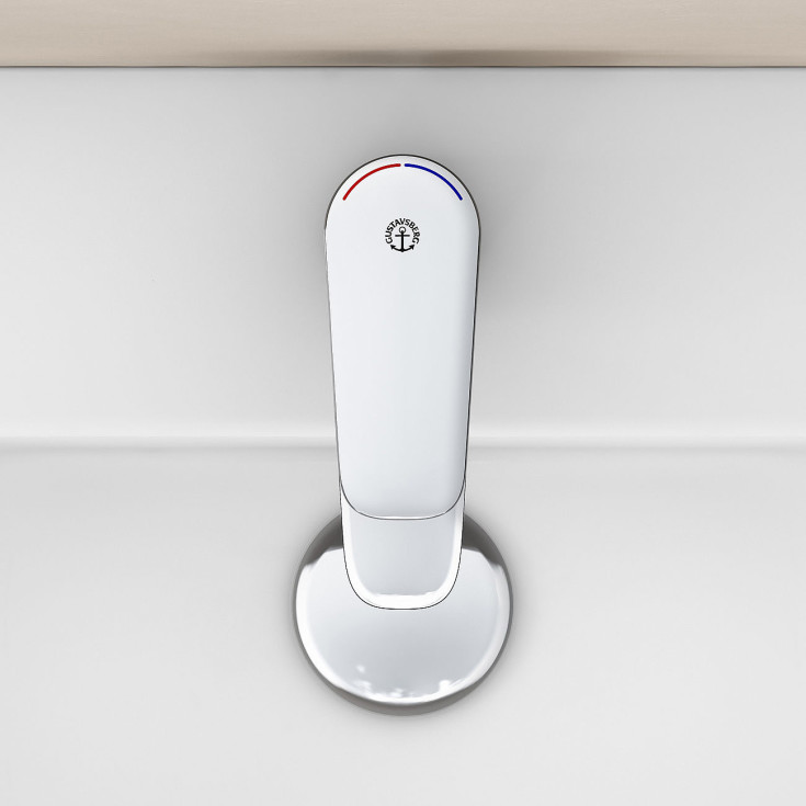 Gustavsberg Atlantic tvättställsblandare, krom