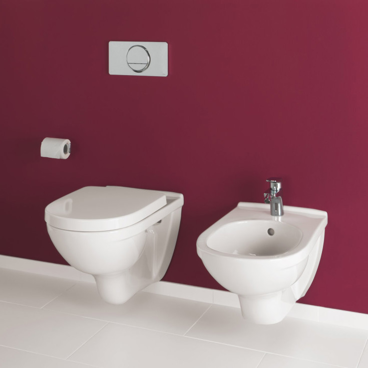 Villeroy & Boch O.Novo toiletbræt, hvid