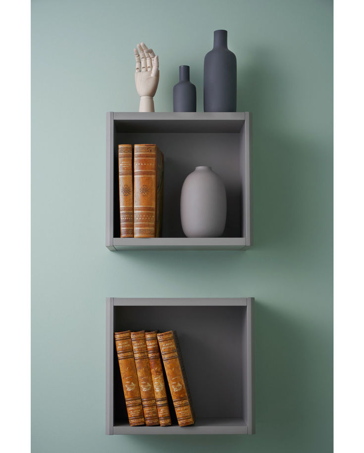 Gustavsberg Graphic opbevaringskube, 30x27,5 cm, grå