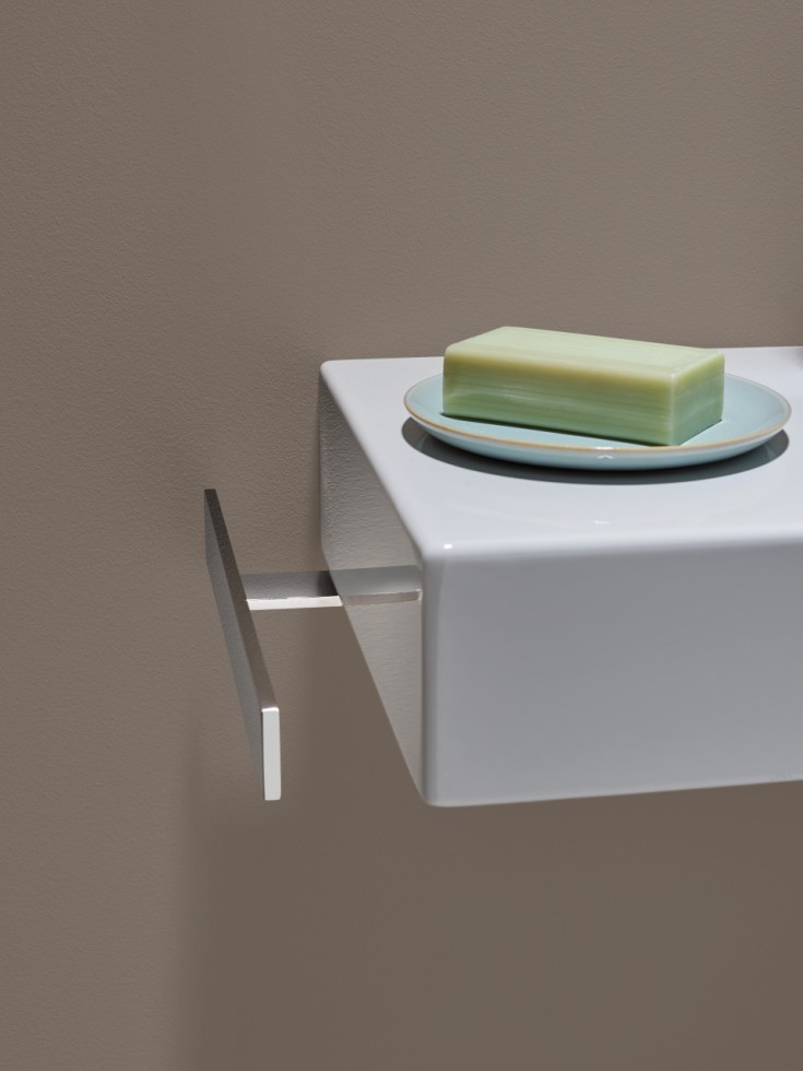 Alape Piccolo Novo tvättställ, 55x32 cm, höger, vit