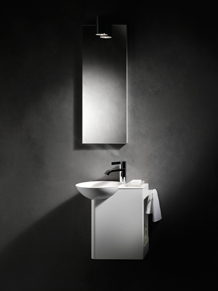 Alape Insert1 möbelpaket, 55x32 cm, vit