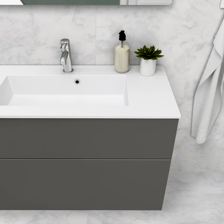 Dansani Minore håndvask, 80,2x45,5 cm, hvid