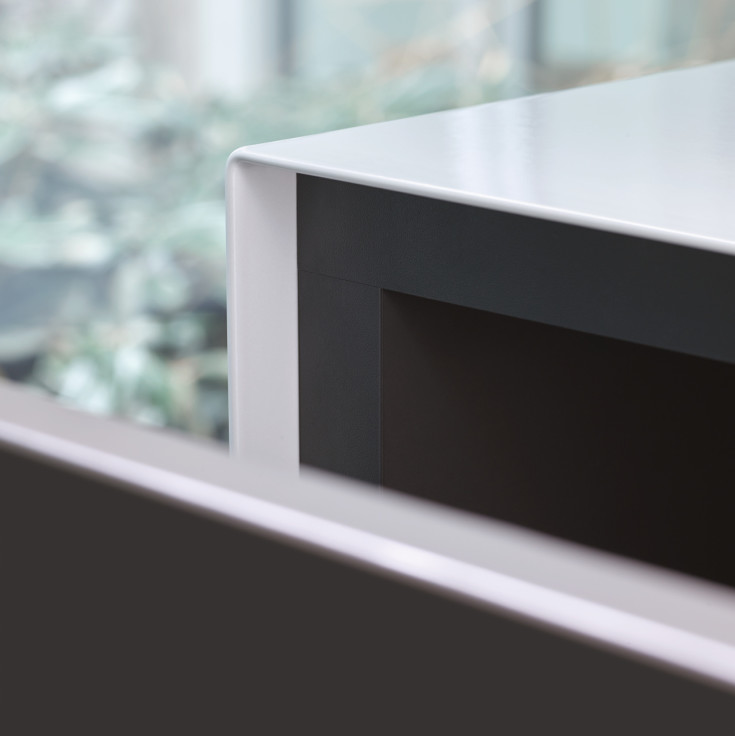 Alape WP Folio möbelpaket, 80,4x50 cm, grå