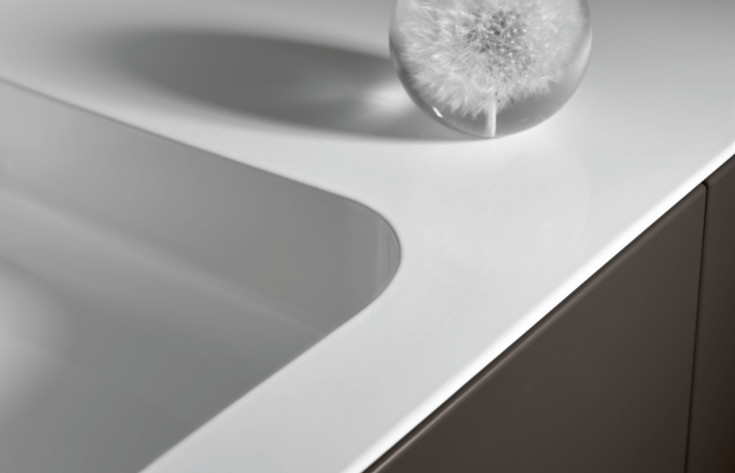 Alape WP Folio 1 møbelpakke, 80,4x50 cm, grå