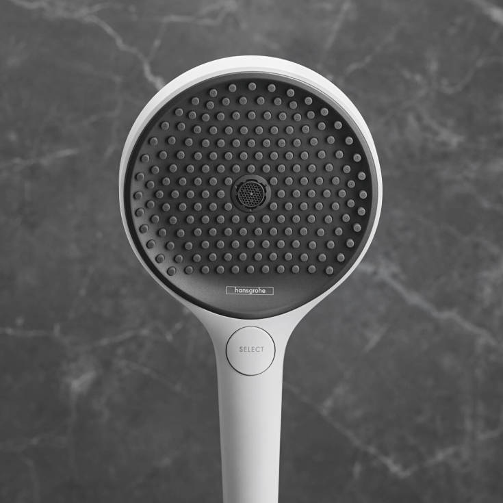 Hansgrohe Rainfinity 130 hånddusj, matt hvit