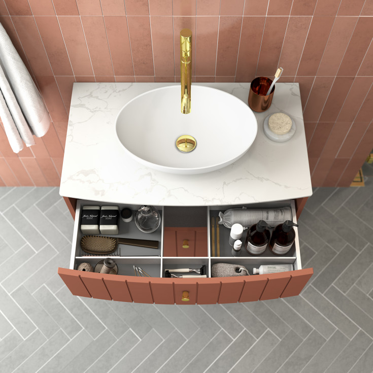 Dansani Daisy greb, Ø24 mm, messing