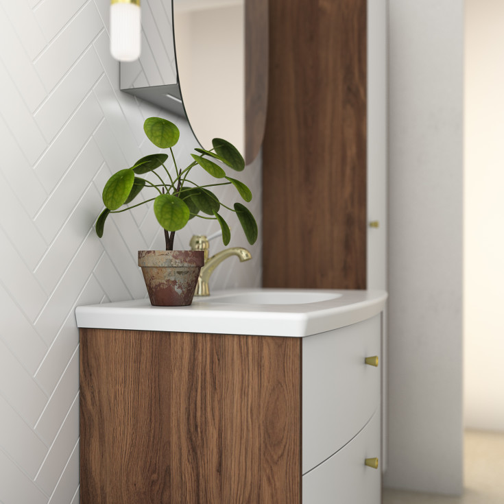 Dansani Daisy greb, Ø24 mm, messing