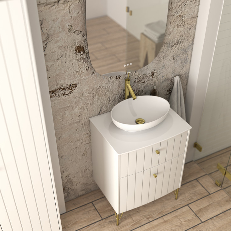 Dansani Daisy greb, Ø24 mm, messing