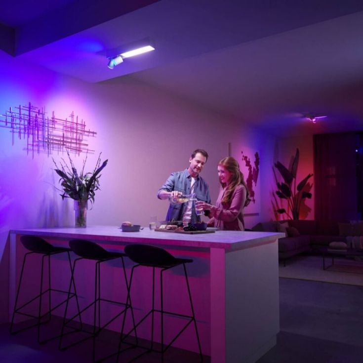 Philips Hue Centris spotter i tak, hvit