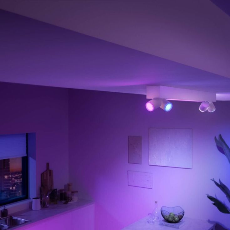 Philips Hue Centris spotter i tak, hvit