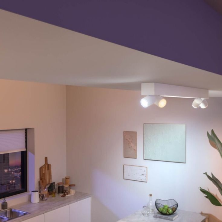 Philips Hue Centris spotter i tak, hvit