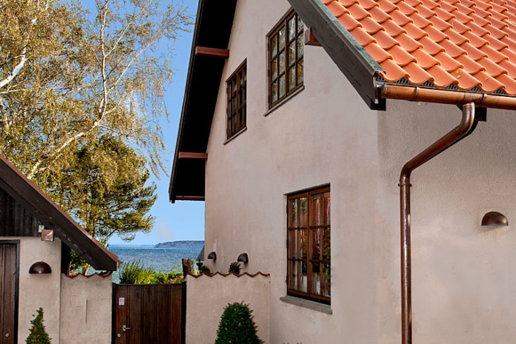 Plastmo bøjning 70 grader / 90 mm, kobber