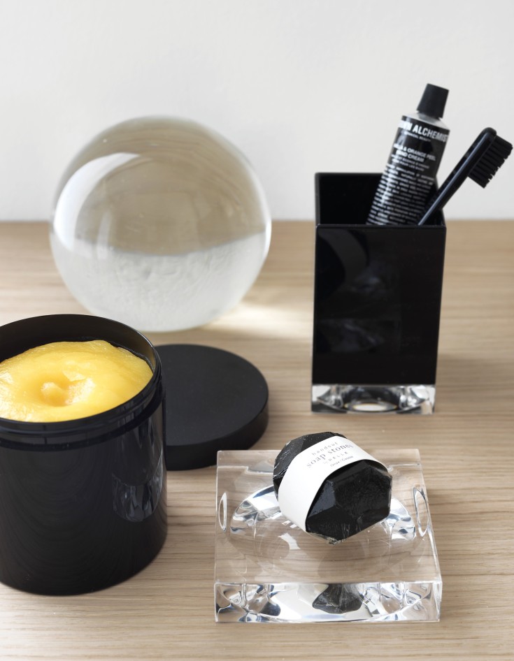 Kartell Laufen Boxy tannbørsteholder, sort