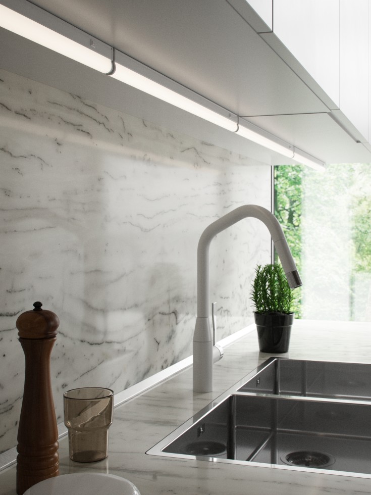 Nordlux Latona lysarmatur, justerbar lysfarve, 91 cm