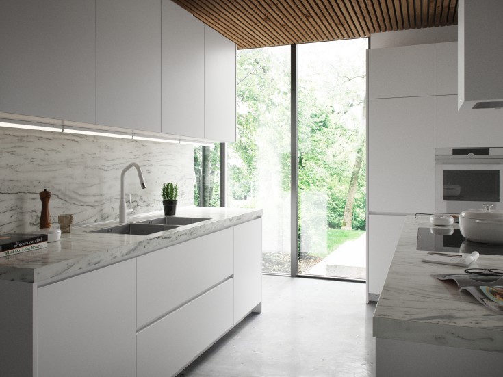 Nordlux Latona lysarmatur, justerbar lysfarve, 91 cm