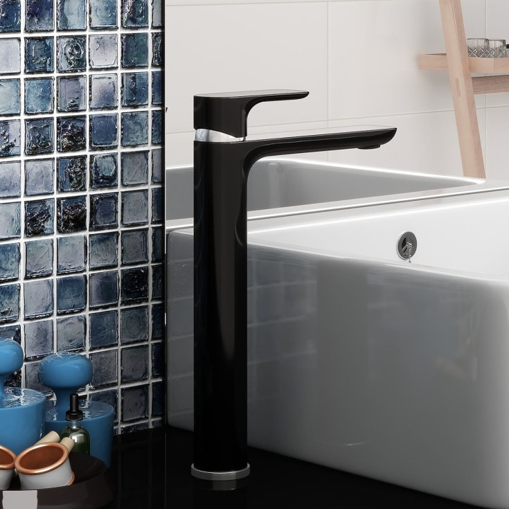 Gustavsberg Estetic håndvaskarmatur, mat sort