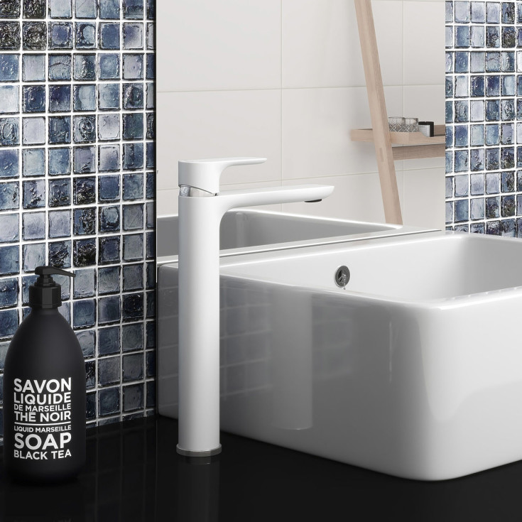 Gustavsberg Estetic tvättställsblandare, matt vit