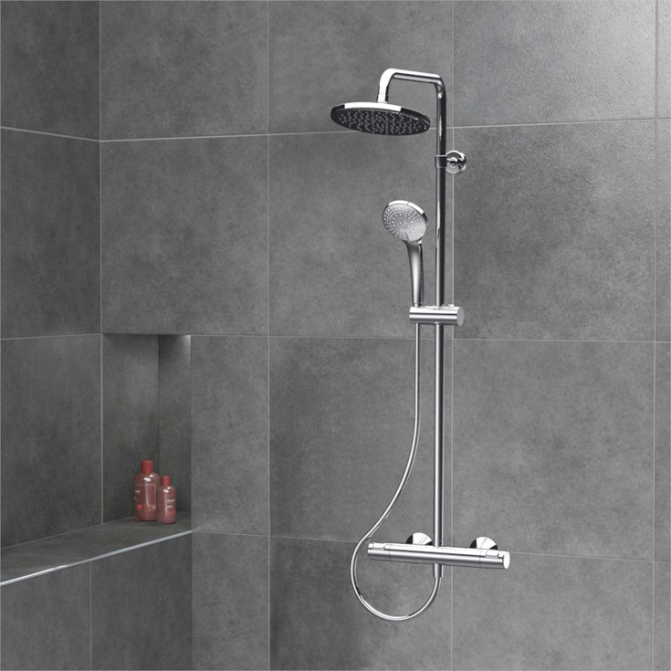 Ideal Standard Ceratherm T25 brusesæt, krom