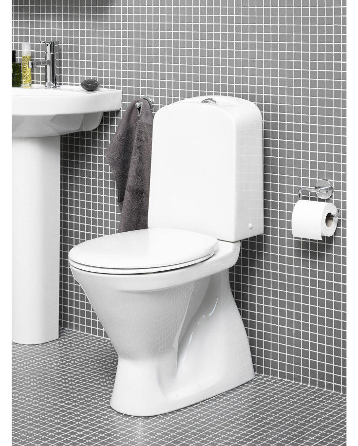 Gustavsberg Nordic3 toiletbræt, hvid