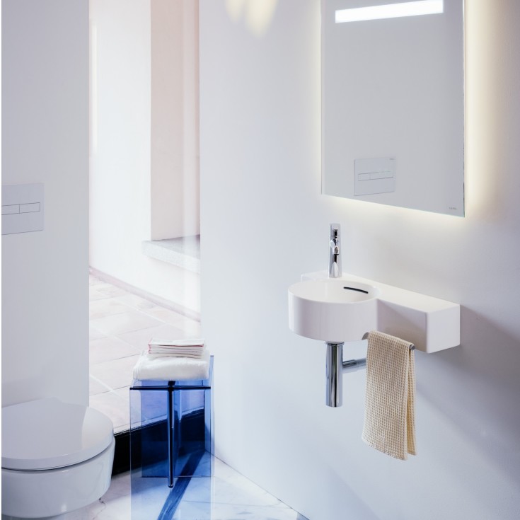 Laufen Val håndvask, 55x31,5 cm, venstre, hvid