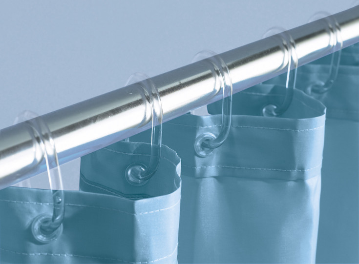 Kleine Wolke ringe til badeforhæng, 12 stk., klar