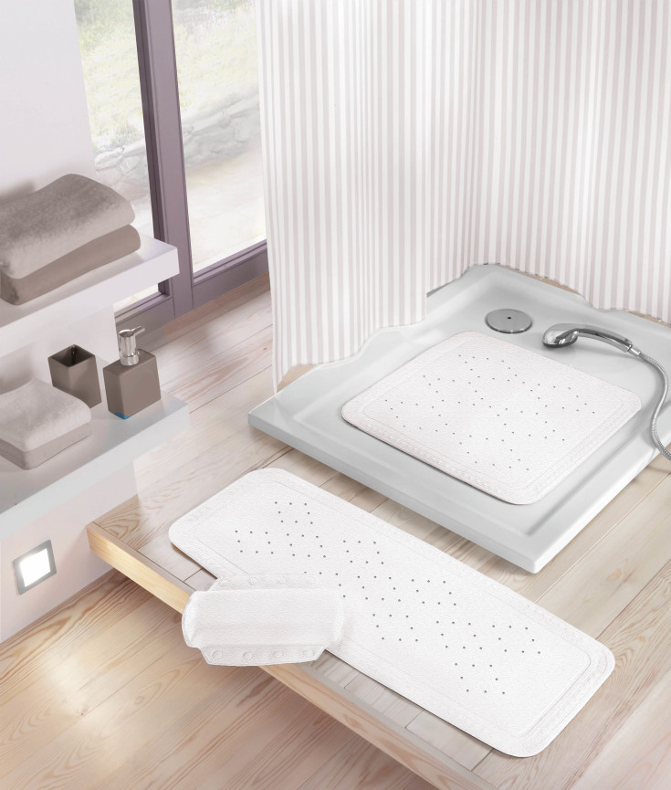 Kleine Wolke Arosa sklisikker matte, 36x92 cm, hvit