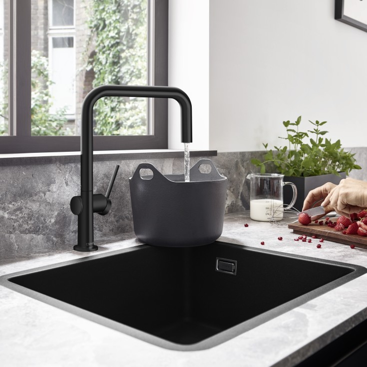 Hansgrohe Talis M54 køkkenarmatur, mat sort
