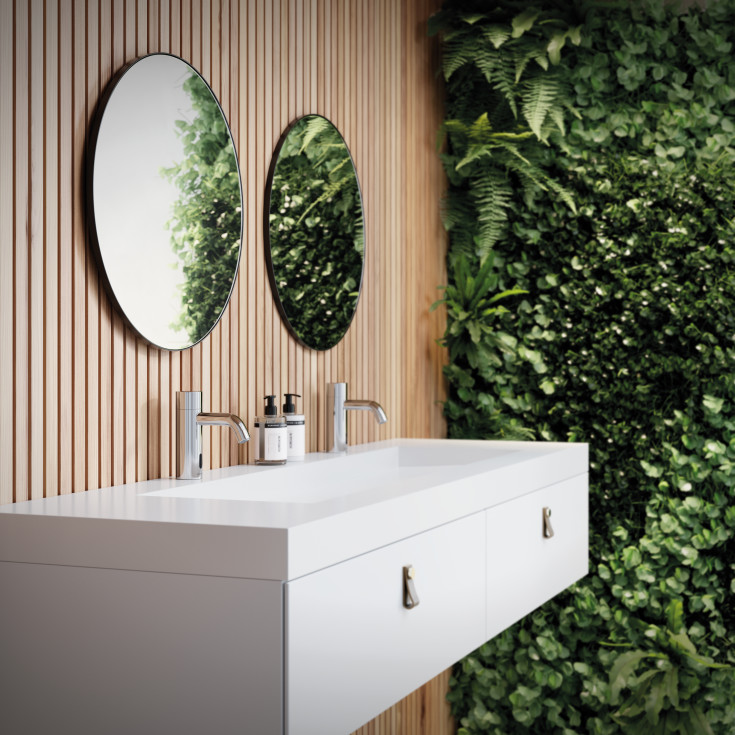 Damixa Silhouet Touchless tvättställsblandare, krom