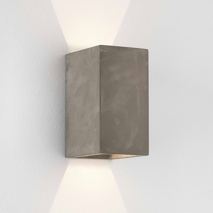 Astro Oslo udendørs væglampe, beton, H16 cm