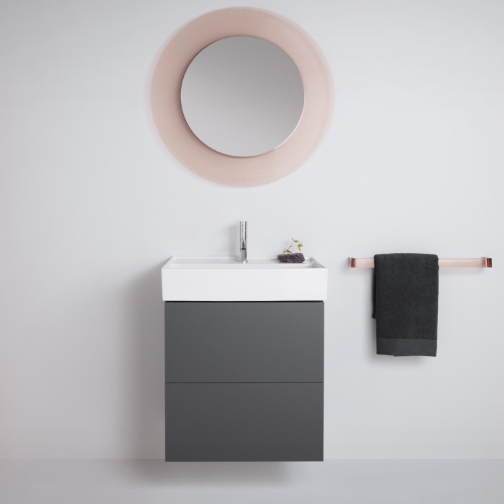 Kartell Laufen Rail håndklestang, 30 cm, rosa