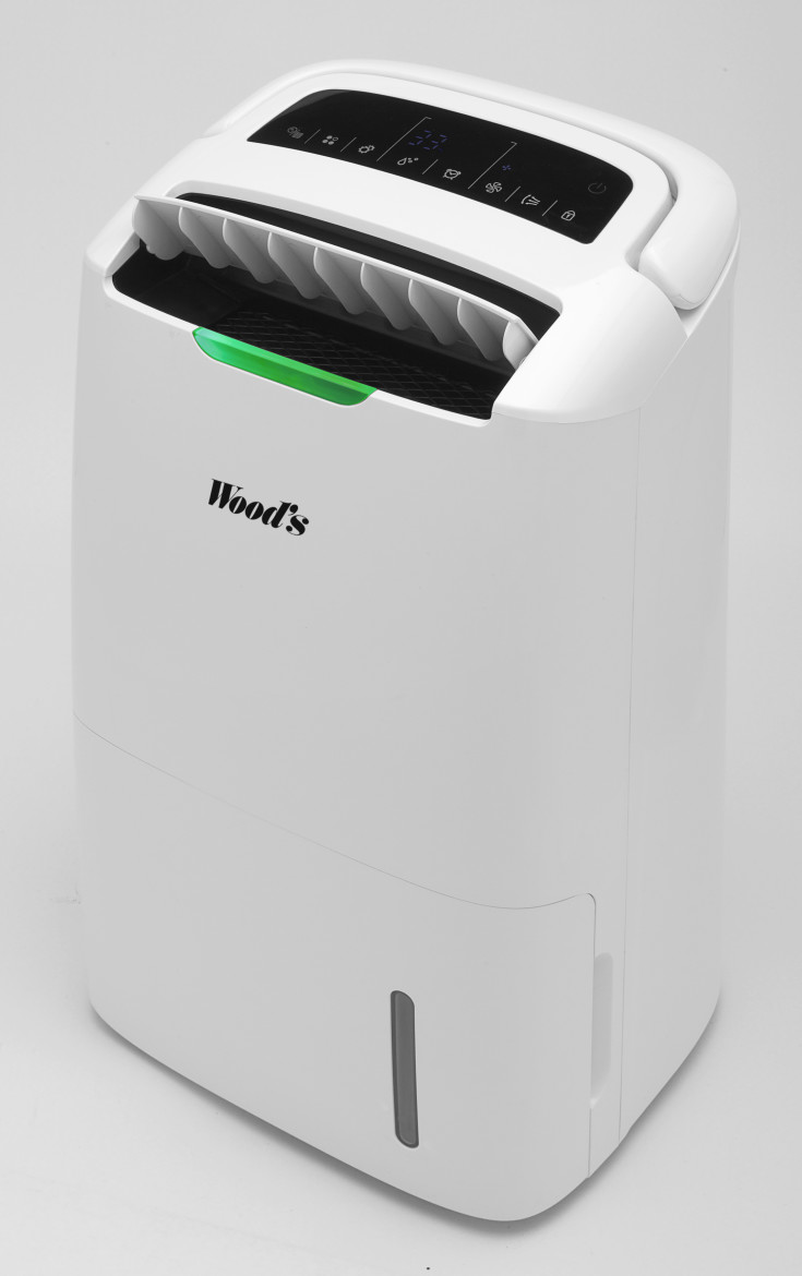 Woods AD30 affugter og luftrenser, 16 liter/døgn, 120 m²