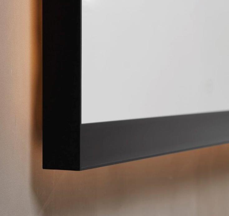 Loevschall Venice speil med lys, dimbart, touch, 80x75 cm