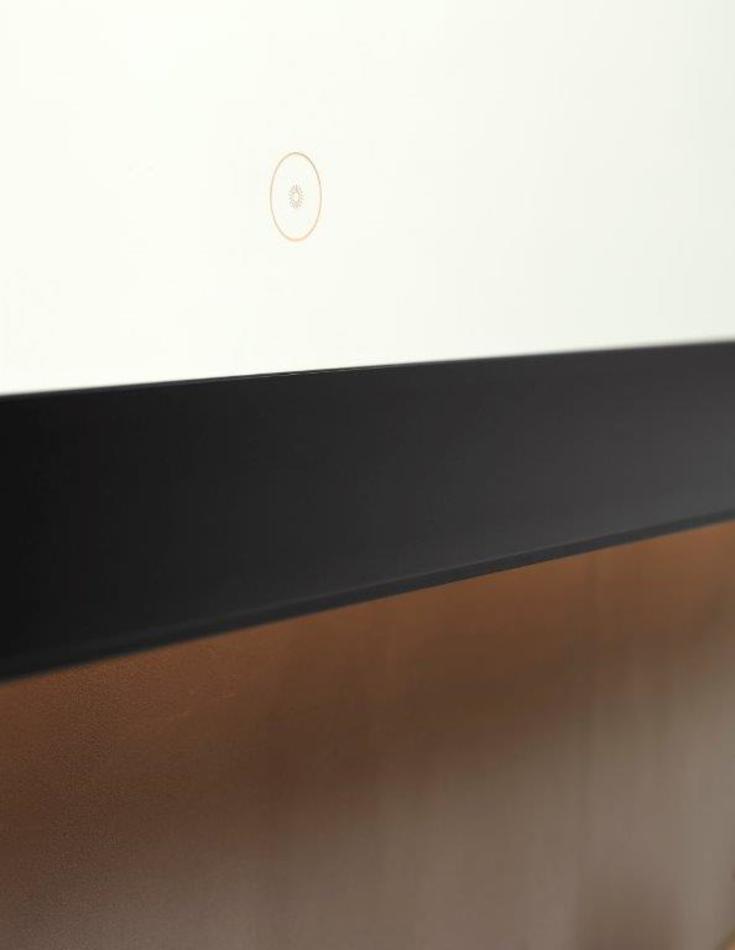 Loevschall Venice spejl med lys, dæmpbar, touch, 80x75 cm