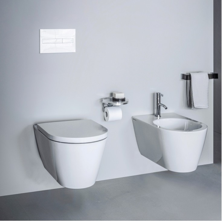 Kartell Laufen dorullholder, krom