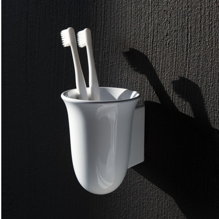 Laufen The New Classic tannkrus, matt hvit