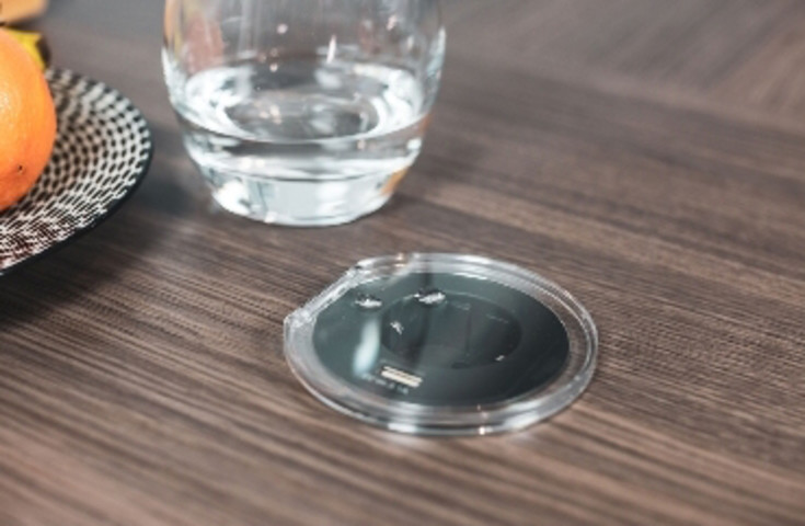 Schneider Unica+ låg til bordkontakt, transparent