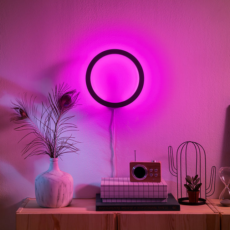 Philips Hue Sana væglampe, sort