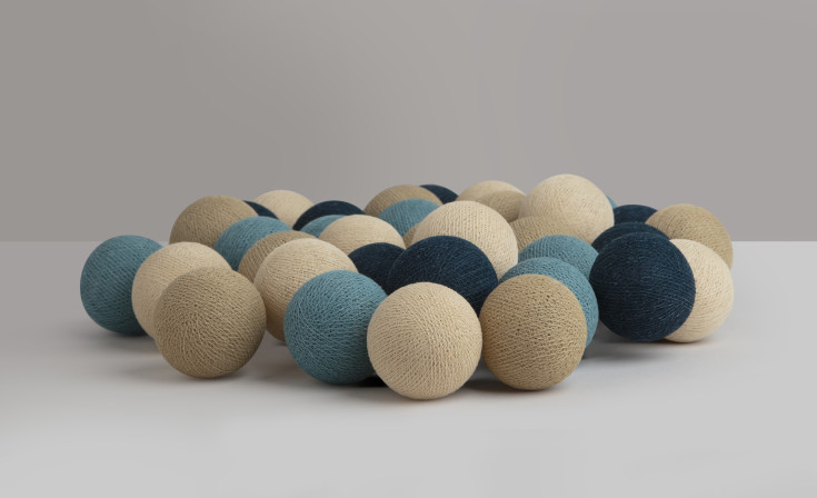 Iris Lights Graphic Grey lyskjede, 35 kuler