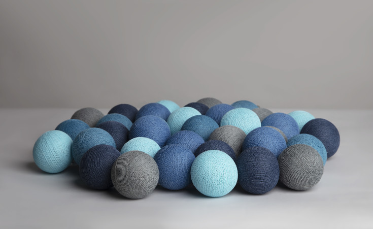 Iris Lights Ocean Blue lyskjede, 35 kuler