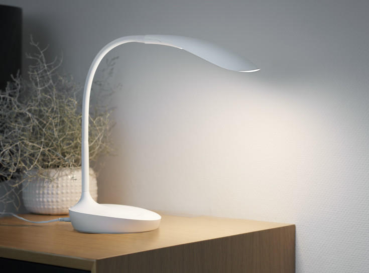 Nielsen Light Mamba bordlampe, hvit