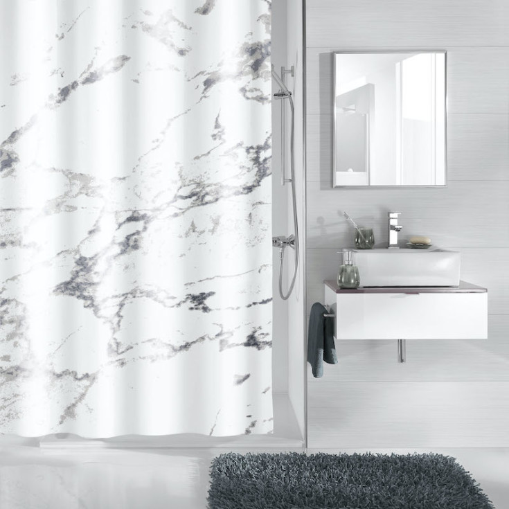 Kleine Wolke Marble duschdraperi, 180x200 cm, mönster